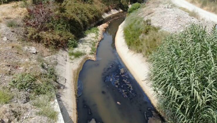 ÜRÜNLERİNİ KİRLİ SUYLA BESLEYEN ÜRETİCİLER TEDİRGİN OLDU