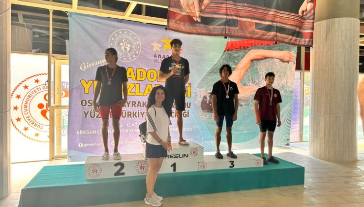 YÜZMEDE DENİZLİLİ SPORCULAR MADALYA İLE DÖNDÜ