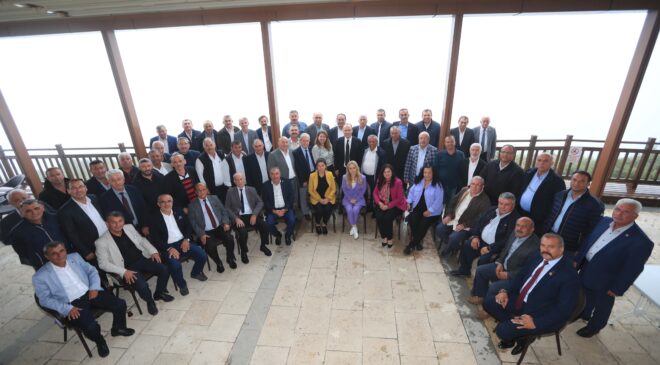 BAŞKAN ÖRKİ MUHTARLARLA BULUŞTU