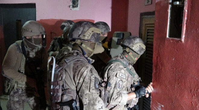 SUÇ ÖRGÜTLERİNE EŞ ZAMANLI OPERASYON