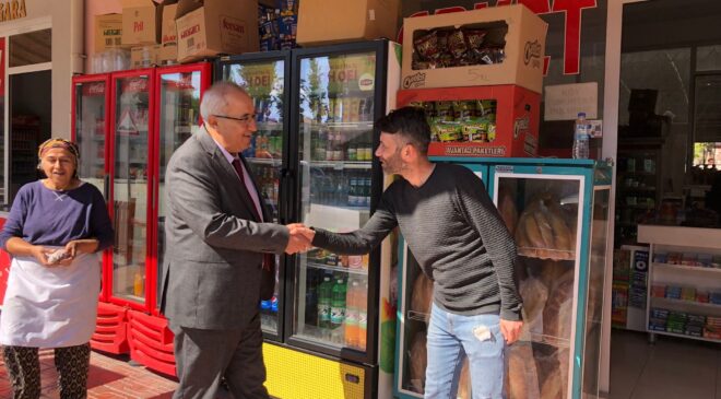 BAŞKAN CENGİZ ARSLAN ESNAFIN TALEPLERİNİ YERİNDE DİNLEDİ