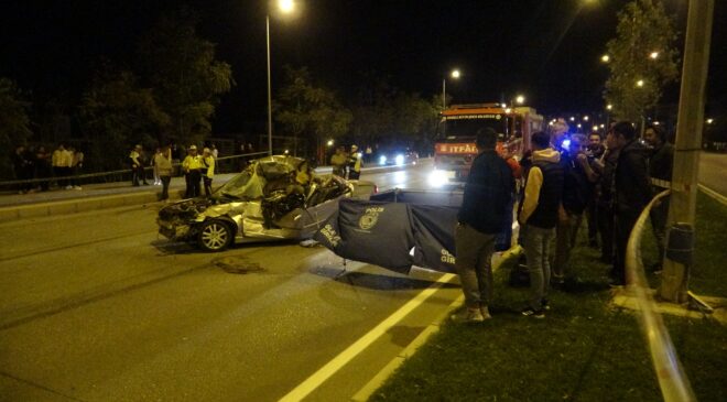 DENİZLİ’DE FECİ KAZA ! 1 ÖLÜ !