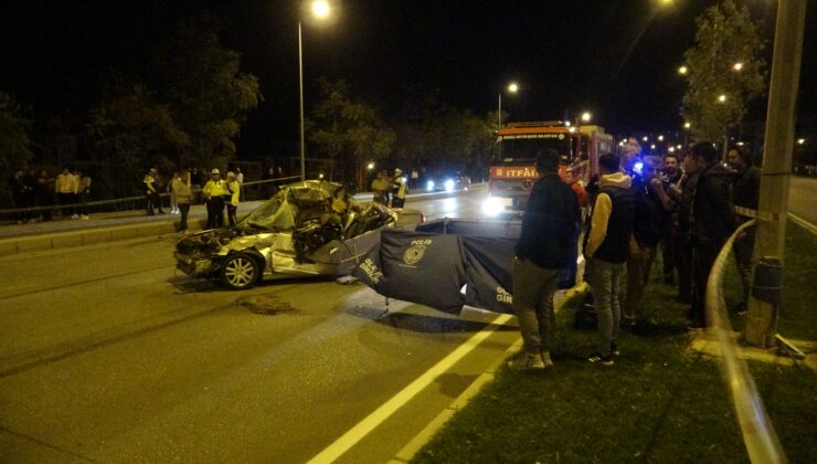 DENİZLİ’DE FECİ KAZA ! 1 ÖLÜ !