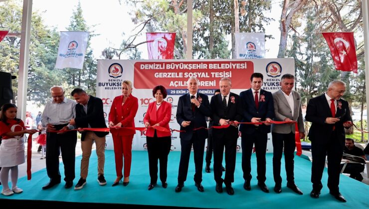 GERZELE MAHALLESİ YENİ SOSYAL TESİS VE PAZARYERİNE KAVUŞTU !