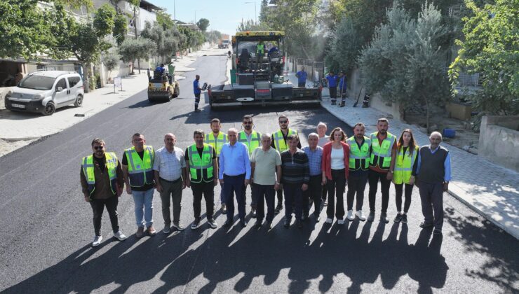 BÜYÜKŞEHİR’İN ASFALT SEFERBERLİĞİ SÜRÜYOR