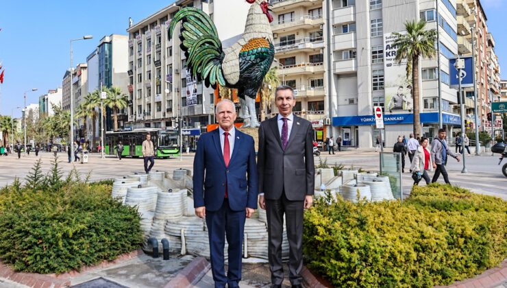 KKTC MECLİS BAŞKANI TÖRE’DEN BÜYÜKŞEHİR’E ZİYARET