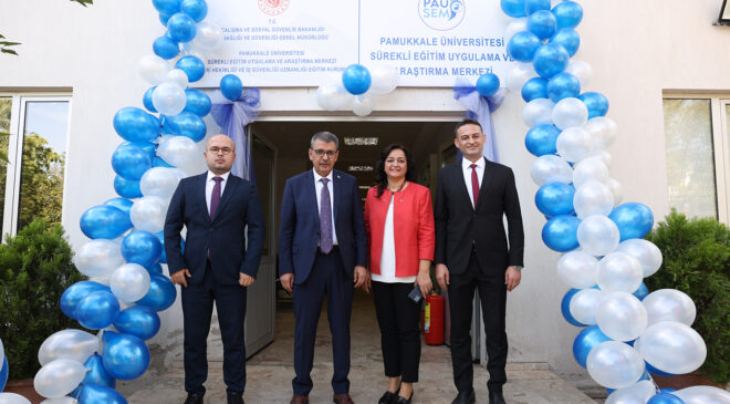 PAÜSEM YENİ BİNASININ AÇILIŞI GERÇEKLEŞTİRİLDİ