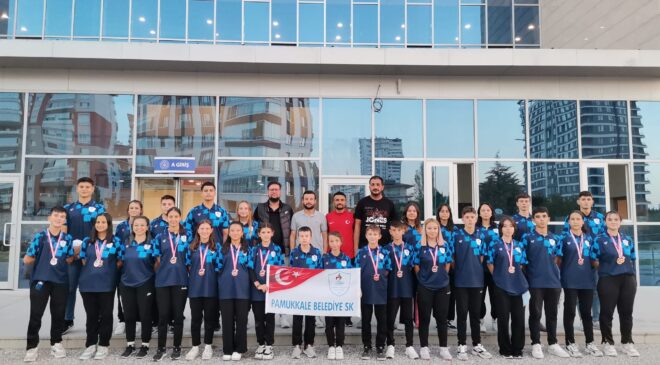 PAMUKKALE BELEDİYESİ SPORCULARI BAŞARIDAN BAŞARIYA KOŞUYOR