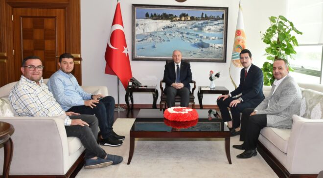 PÜİS DENİZLİ İL BAŞKANLIĞI’NDAN VALİ COŞKUN’A ZİYARET