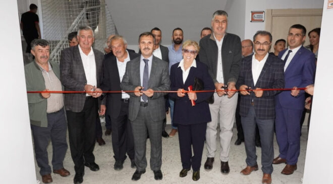 ÇİVRİL LİSESİ KÜTÜPHANE VE ETÜT SALONUNA KAVUŞTU