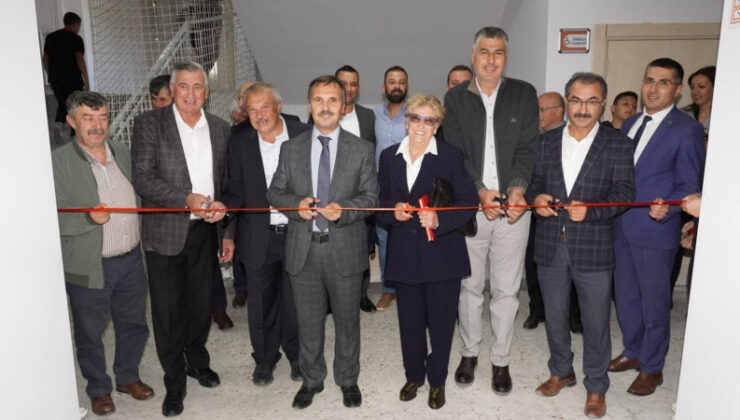 ÇİVRİL LİSESİ KÜTÜPHANE VE ETÜT SALONUNA KAVUŞTU