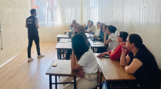 ANNELERE NARKO EĞİTİM VERİLDİ