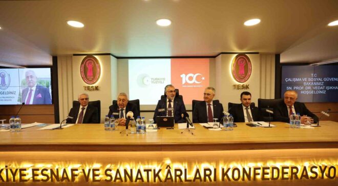 BAKAN IŞIKHAN, TESK İSTİŞARE TOPLANTISINA KATILDI