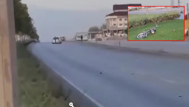 İKİYE BÖLÜNEN MOTOSİKLETİN SÜRÜCÜSÜ HAYATINI KAYBETTİ