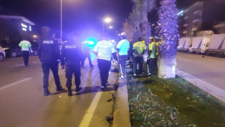 SOLLAMAK İSTEDİĞİ POLİSE ÇARPTI: 2 YARALI