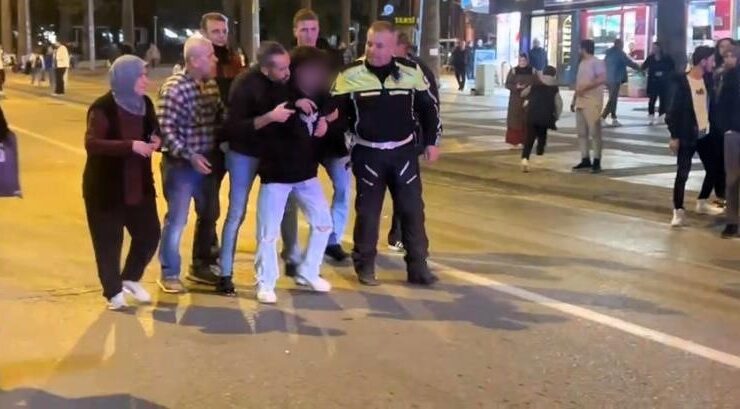 ŞOKA GİREN KAZAZEDE KAÇMAYA ÇALIŞTI