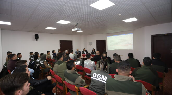 OBM’DE YENİ GÖREVE BAŞLAYAN PERSONELE EĞİTİM
