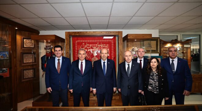 KKTC CUMHURBAŞKANI TATAR’DAN BAŞKAN ZOLAN’A ZİYARET