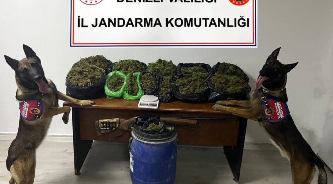 22,7 KİLOGRAMIN ESRAR ELE GEÇİRİLDİ