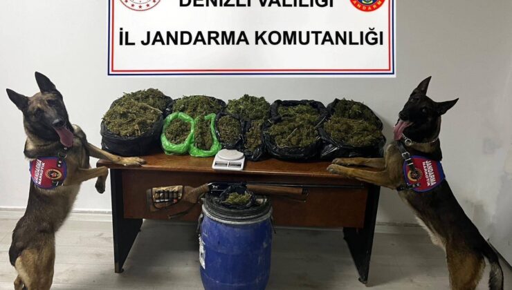 22,7 KİLOGRAMIN ESRAR ELE GEÇİRİLDİ