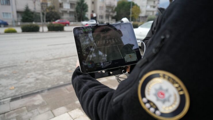 UYANIK SÜRÜCÜLER DRON KAMERASINDAN KAÇAMADI