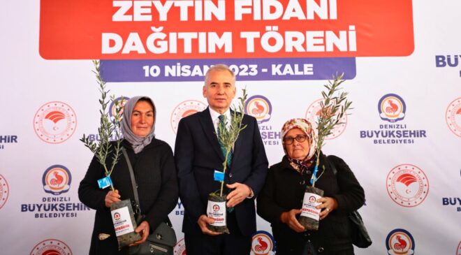 BÜYÜKŞEHİR’DEN ZEYTİN FİDANI SEFERBERLİĞİ