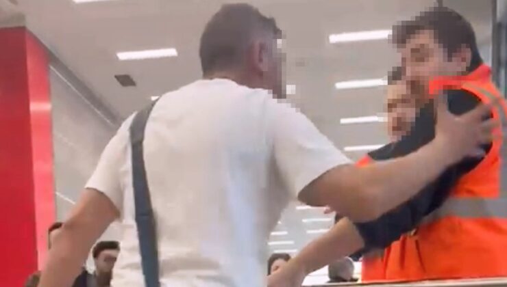 YANLIŞ PERONA GİREN YOLCU HAVALİMANI BİRBİRİNE KATTI