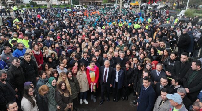 AK PARTİ’NİN DENİZLİ ADAYI OSMAN ZOLAN YÜZLERCE KİŞİ TARAFINDAN KARŞILANDI