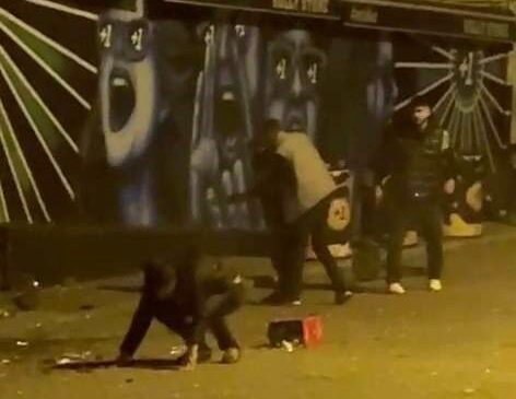 EĞLENCE MEKANI ÖNÜNDE POMPALI DEHŞETİ