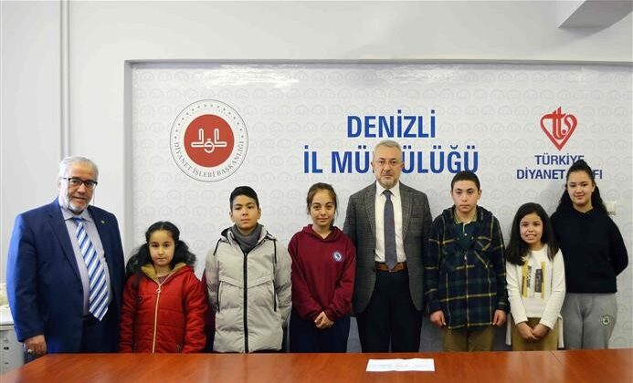 MİNİK ERVA ÖDÜLÜNÜ GAZZE’DEKİ ÇOCUKLARA BAĞIŞLADI