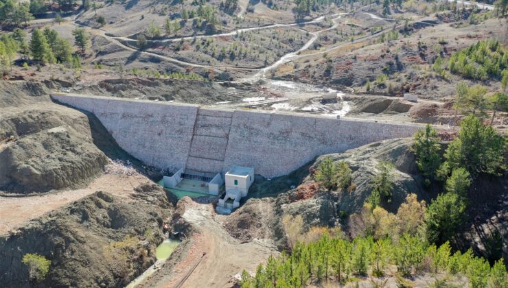 CUMAALANI GÖLETİ SU TUTMAYA HAZIR