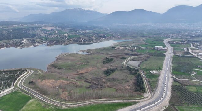 GÖKPINAR BARAJI ÇEVRE YOLU TRAFİĞE AÇILDI