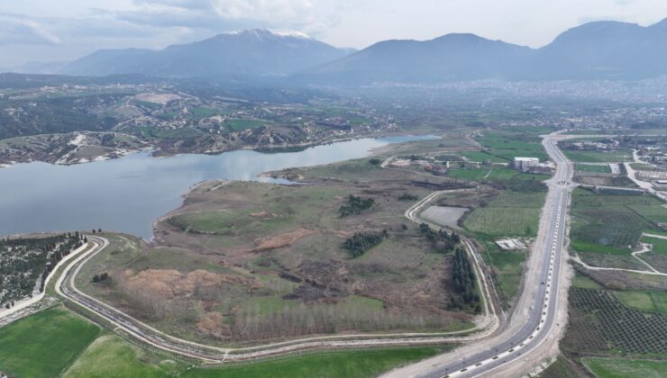 GÖKPINAR BARAJI ÇEVRE YOLU TRAFİĞE AÇILDI