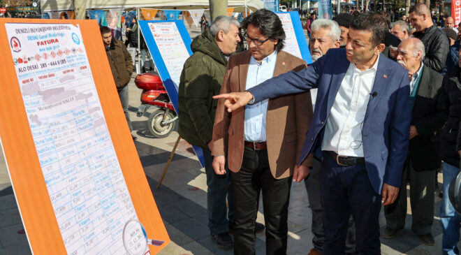 “VATANDAŞIN DERT YANDIĞI SU FATURALARI ÇINAR MEYDANI’NDA SERGİ OLDU”