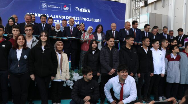 GEKA’NIN DESTEKLEDİĞİ 32 PROJEYİ BAKAN KACIR TÖRENLE AÇTI