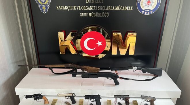 SİLAH KAÇAKÇILIĞI OPERASYONUNDA 3 GÖZALTI