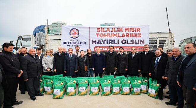 BÜYÜKŞEHİR 3 YILDA 210 BİN KG SİLAJLIK MISIR TOHUMU VERDİ