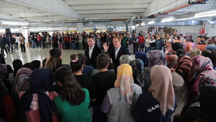 MİTİNG TADINDA ZİYARET GERÇEKLEŞTİRDİLER