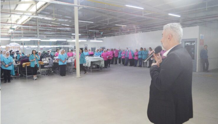 BERBEROĞLU, SANAYİCİLERLE BULUŞTU