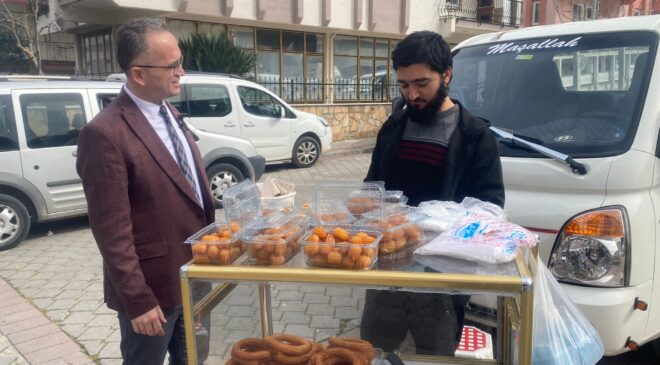 BAŞKAN ADAYI KAYA PROJELERİNİ VATANDAŞA ANLATIYOR
