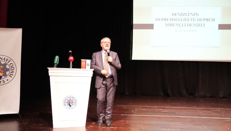 DEPREME DİRENÇLİ DENİZLİ SEMİNERİ YOĞUN İLGİ GÖRDÜ