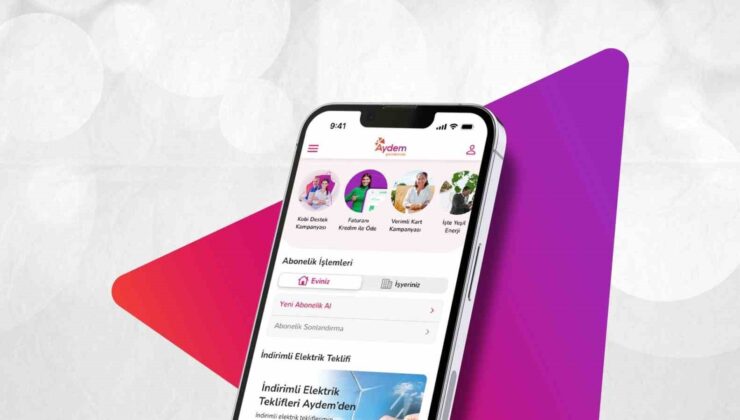 AYDEM’İN  MOBİL UYGULAMASI HİZMETE GİRDİ