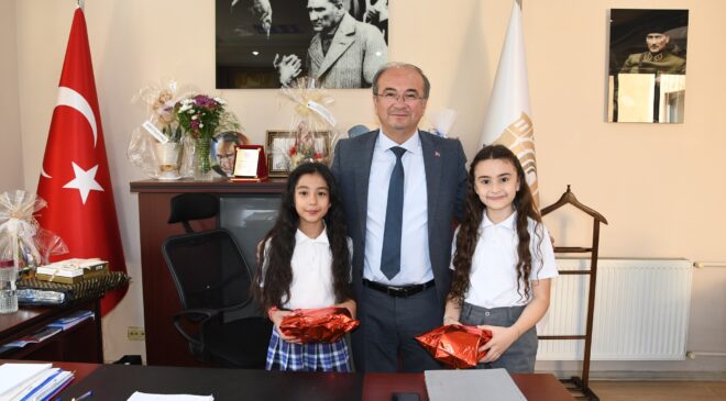 BULDAN’IN BİRİNCİLERİ  BAŞKAN ORPAK’I ZİYARET ETTİ
