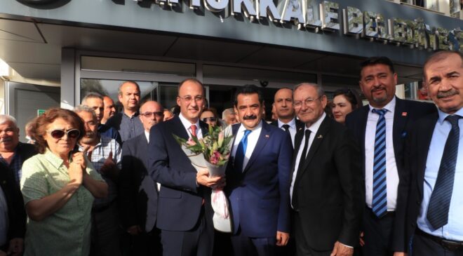 BAŞKAN ERTEMUR GÖREVİNİ DEVRALDI