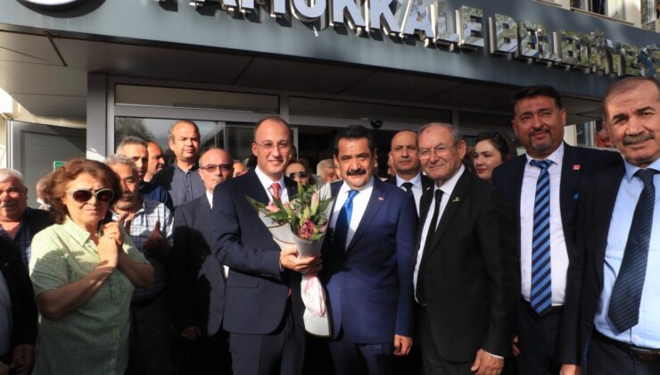 BAŞKAN ERTEMUR GÖREVİNİ DEVRALDI