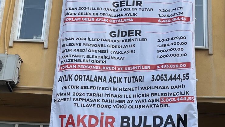 BULDAN BELEDİYESİNİN BORCU 109 MİLYON LİRA OLARAK AÇIKLANDI