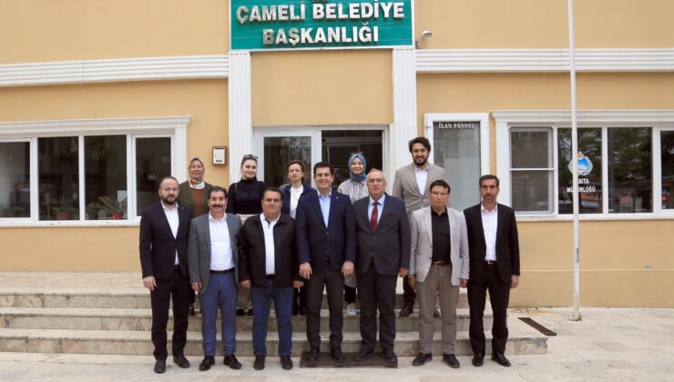 BAŞKAN GÜNGÖR, BAŞKAN ARSLAN’A HAYIRLI OLSUN ZİYARETİNDE BULUNDU