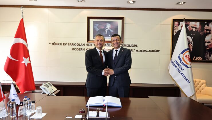 CHP GENEL BAŞKANI ÖZEL’DEN BAŞKAN ÇAVUŞOĞLU’NA ZİYARET