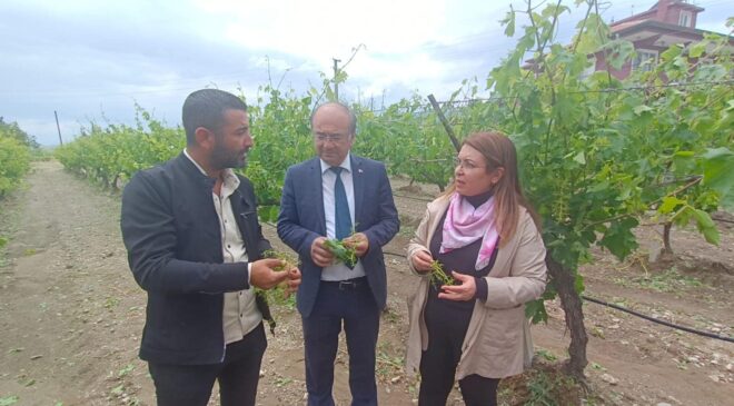 MİLLETVEKİLİ KARACA, BULDANLI ÜRETİCİLERLE BİR ARAYA GELDİ