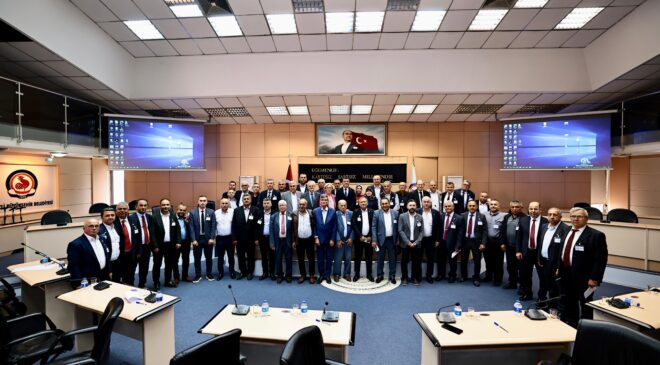 BAŞKAN ÇAVUŞOĞLU MUHTARLARLA BİR ARAYA GELDİ